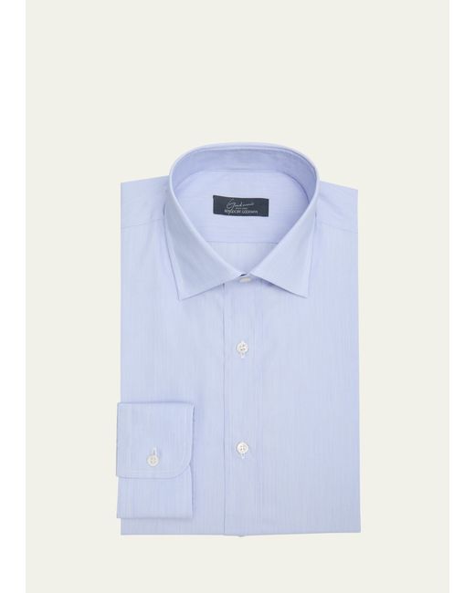 Bergdorf Goodman Cotton Micro-Stripe Dress Shirt