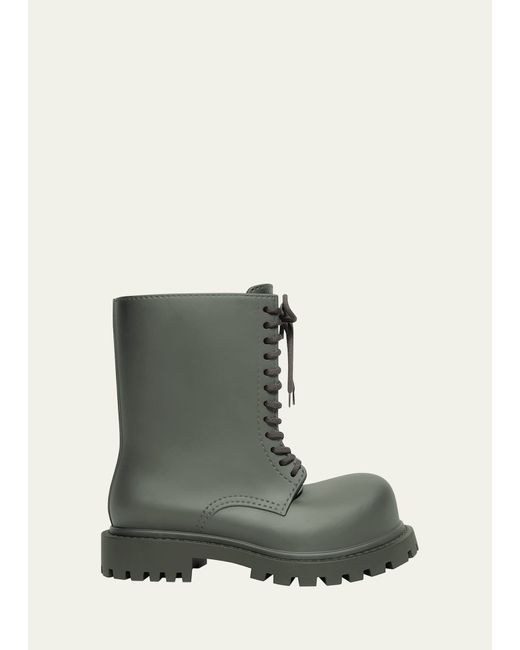 Balenciaga Oversized Leather Army Boots