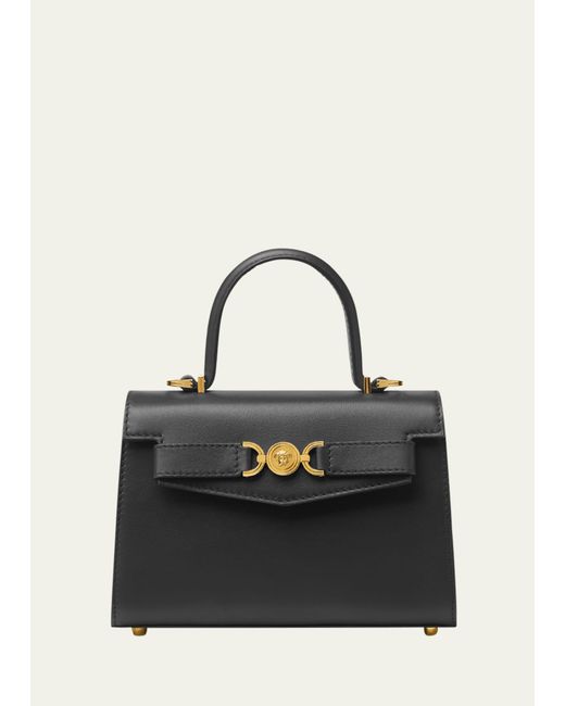 Versace La Medusa 95 Small Leather Top-Handle Bag