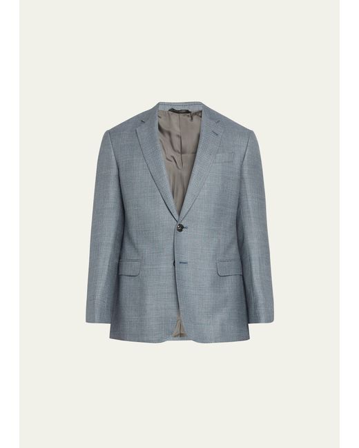 Giorgio Armani Textured Wool-Blend Dinner Jacket