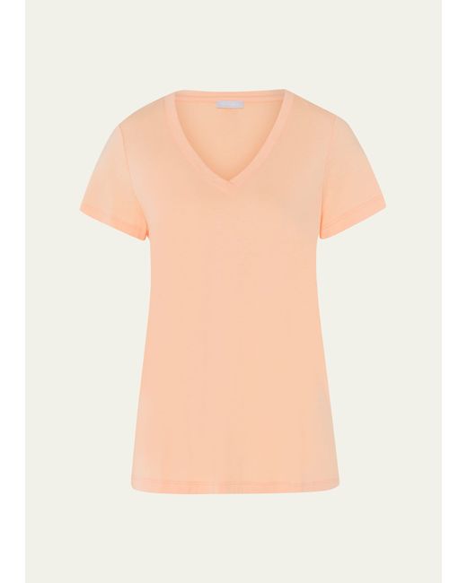 Hanro Sleep Lounge Short-Sleeve Shirt