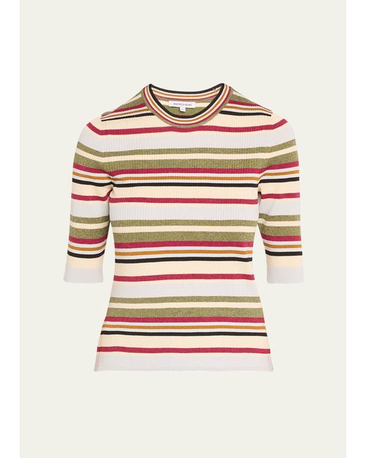 Veronica Beard Kavya Striped Sweater
