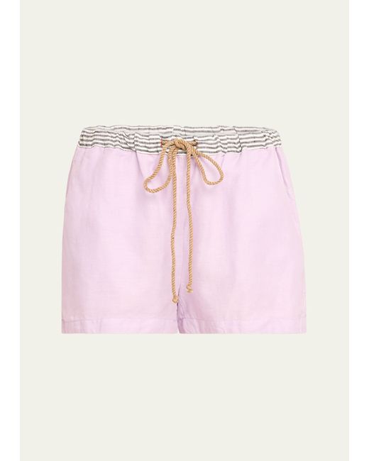 The Salting Drawstring Linen Shorts