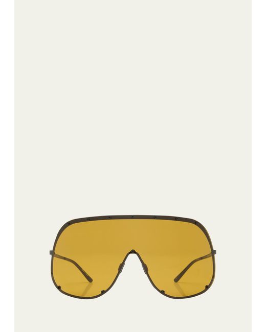 Rick Owens Solid-Frame Shield Sunglasses