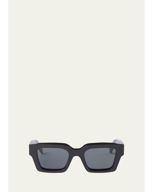 Off-White Virgil Arrows Acetate Square Sunglasses