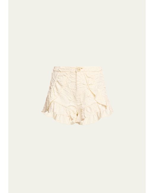 Patbo Floral Jacquard Shorts
