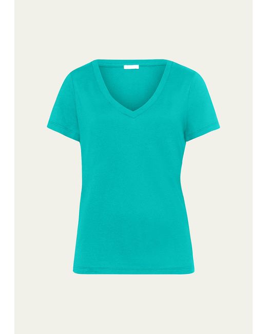 Hanro Sleep Lounge Short-Sleeve Shirt