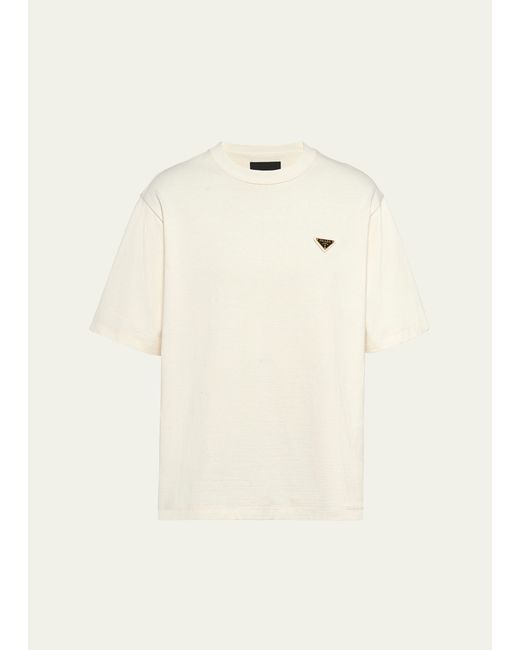 Prada Cotton Logo T-Shirt