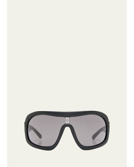 Moncler Franconia Acetate Shield Sunglasses