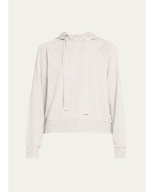 Majestic Filatures French Terry Hoodie with Grosgrain Trim