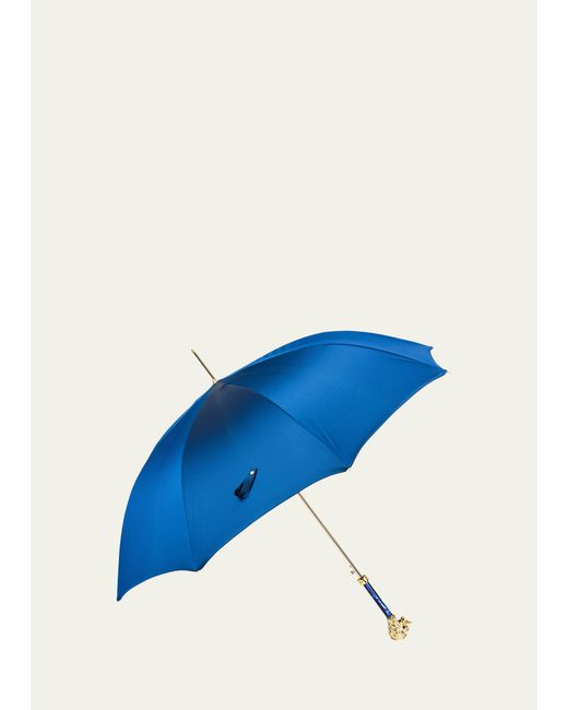 Pasotti Since 1956 Lion-Handle Umbrella
