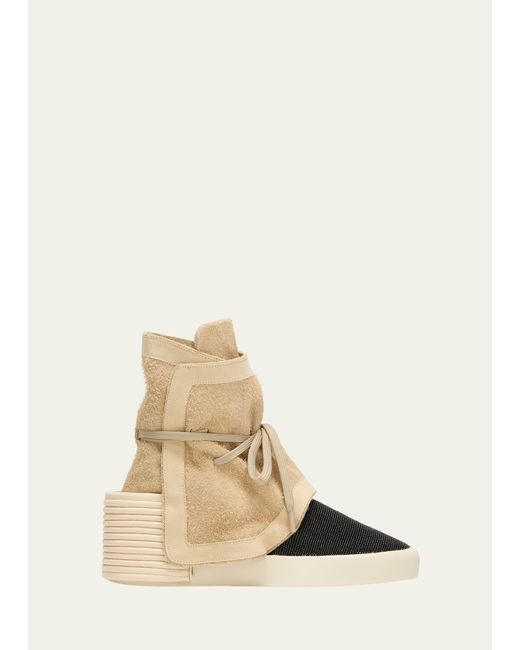 Fear Of God Hairy Suede Moc High-Top Sneakers