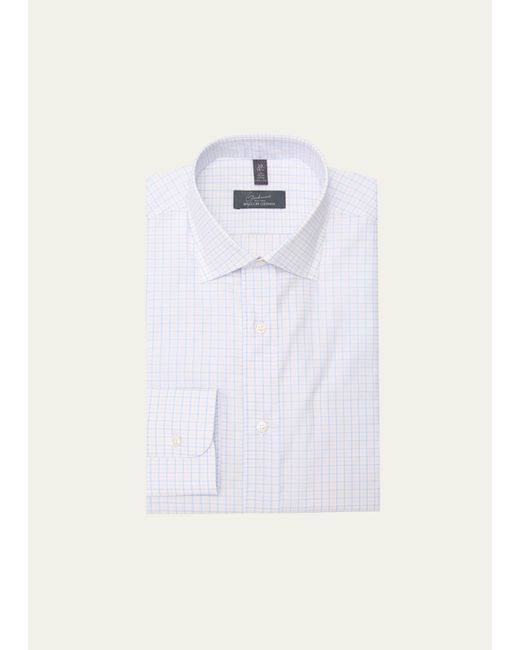Bergdorf Goodman Cotton Graph Check Dress Shirt