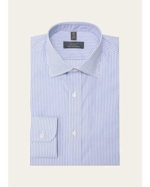 Bergdorf Goodman Cotton Multi-Stripe Dress Shirt