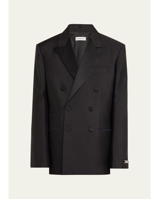 Burberry Double-Breasted Tuxedo Jacket