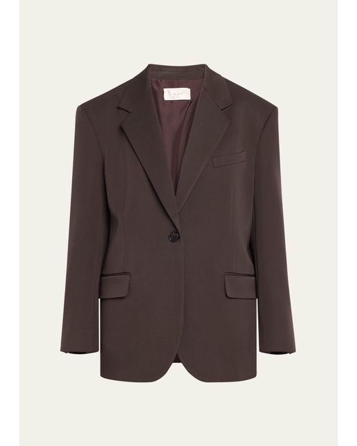 The Row Viper Tailored Cutout Back Wool Jacket