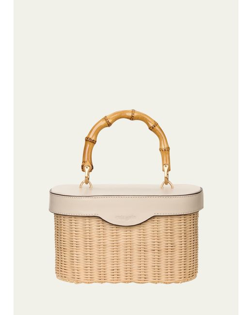 Cult Gaia Gwyneth Basket Top-Handle Bag