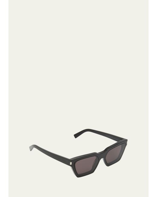 Saint Laurent Calista Nylon and Acetate Cat-Eye Sunglasses