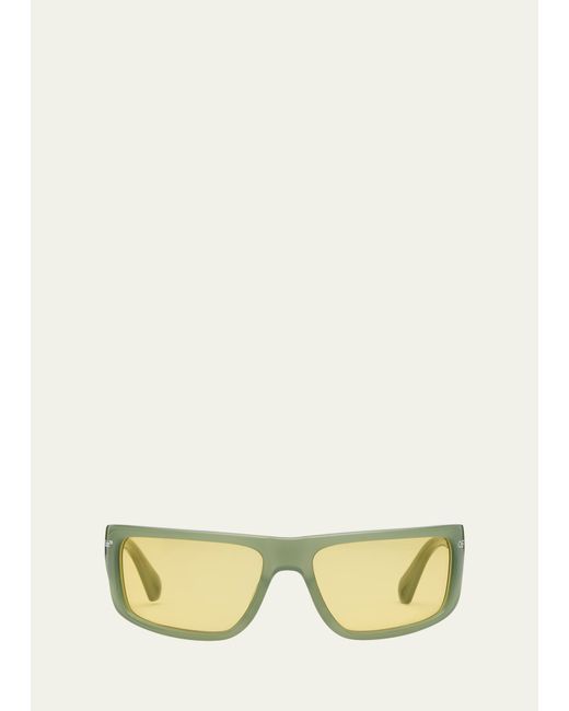 Off-White Bologna Acetate Wrap Sunglasses