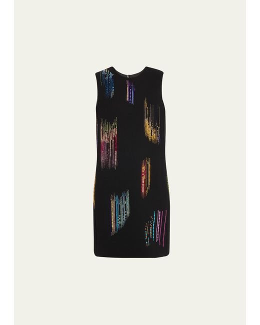 Libertine FWB Shift Dress with Multicolor Crystal Detail