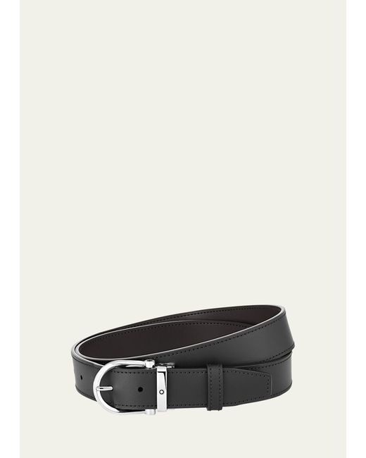 Montblanc Leather Buckle Belt