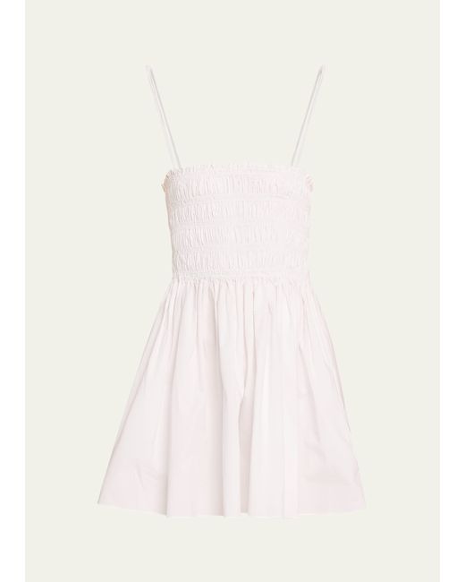 Matteau Shirred Bodice Mini Dress