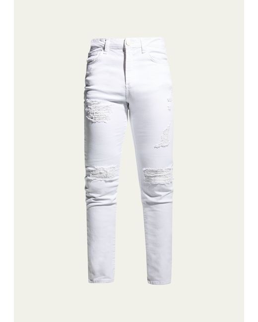 Monfrere Greyson Faded Distressed Skinny Jeans