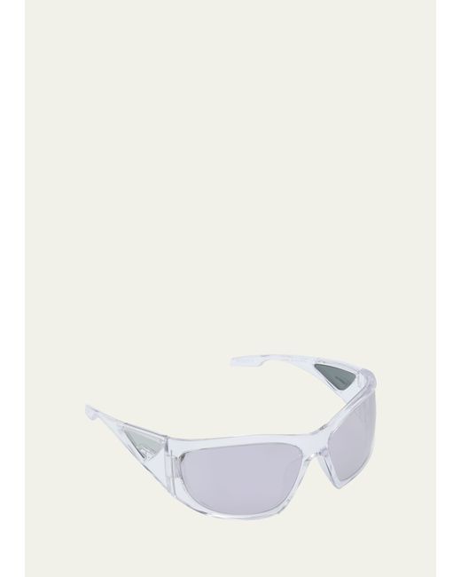 Givenchy Giv Cut Acetate Wrap Sunglasses