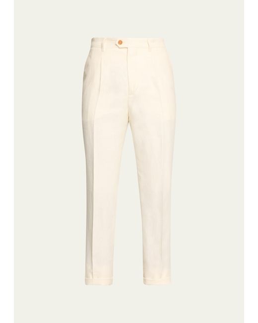 Brunello Cucinelli Single-Pleated Trousers