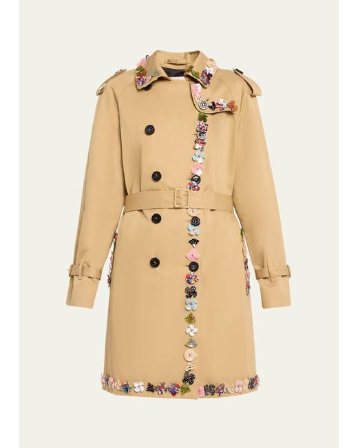 Libertine Button Town Belted Trench Coat