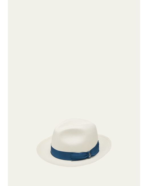 Borsalino Fine Panama Medium-Brimmed Straw Hat