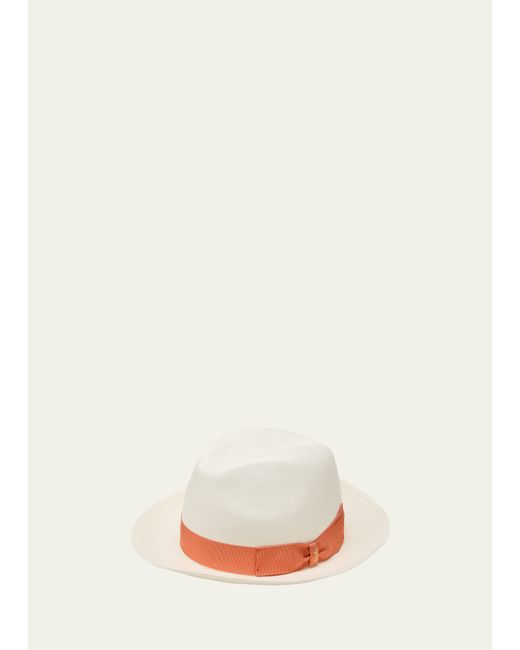 Borsalino Fine Panama Medium-Brimmed Straw Hat