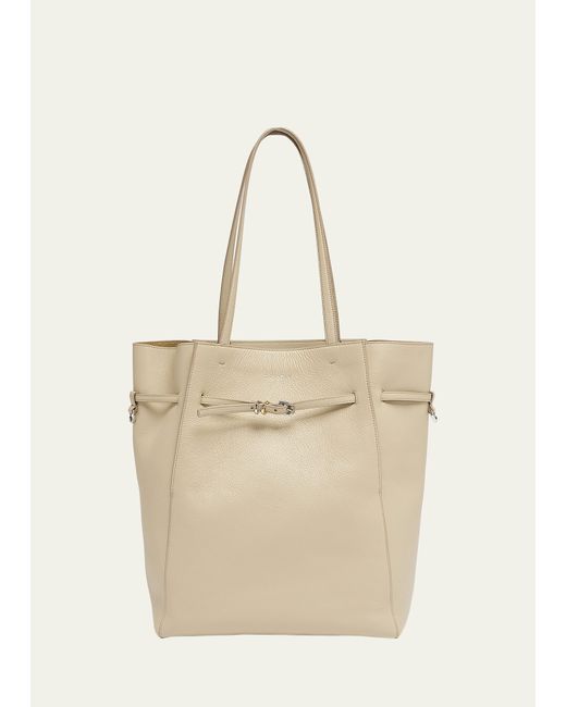 Givenchy Voyou Medium North-South Tote Bag Tumbled Leather
