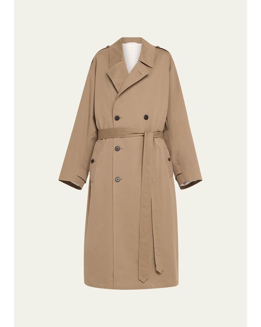The Row Montrose Belted Cashmere-Blend Trench Coat