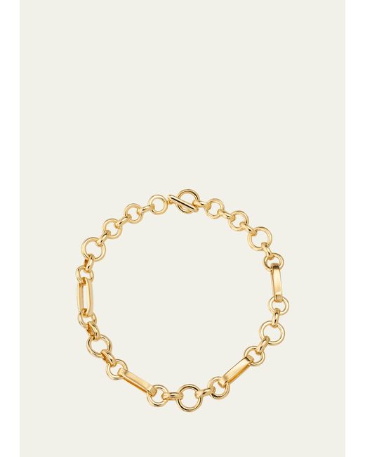 Ben-Amun Olivia Gold Oval Chain Link Necklace