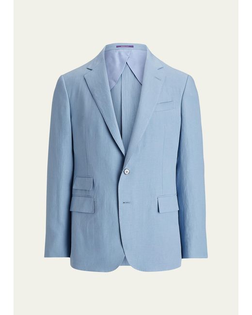 Ralph Lauren Kent Hand-Tailored Silk and Fine Linen Jacket