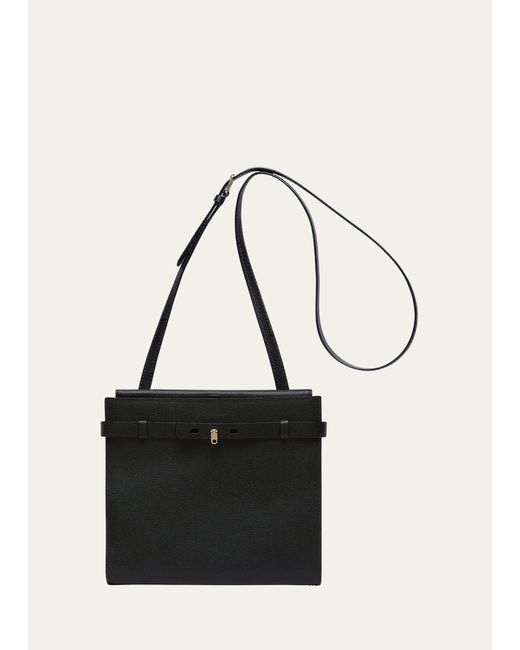 Valextra B-Tracollina Leather Shoulder Bag