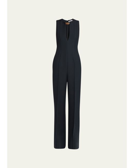 Stella McCartney Tailored Jumpsuit with Chain Detail