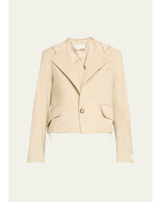 We-Ar4 The Cropped Hooded Blazer