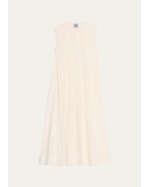 Thierry Colson Apolonia Semi-Sheer Cotton Maxi Dress