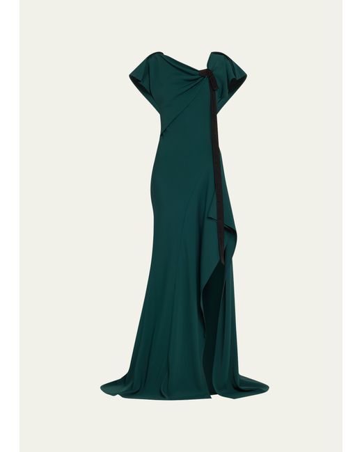 Jason Wu Collection Ruched Fluid Crepe Gown