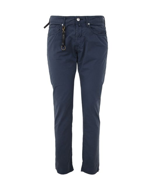 Incotex Blue Division Solid Straight Leg Jeans