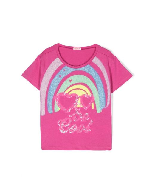 Billieblush Rainbow Print T-shirt