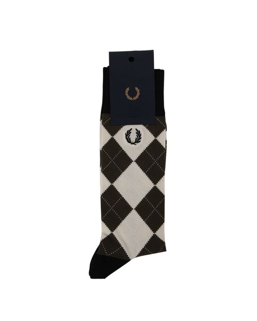 Fred Perry Socks Argyle Pattern