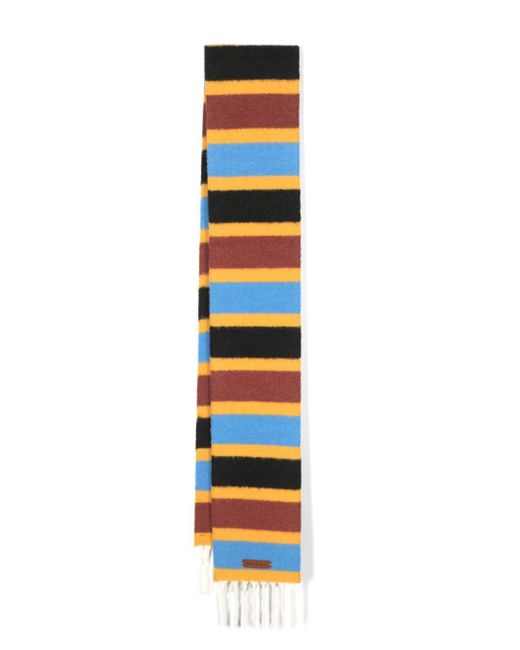 Marni Fringed Scarf With Label
