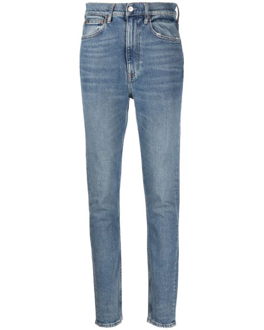 Polo Ralph Lauren High Waisted Straight Leg Skinny Jeans