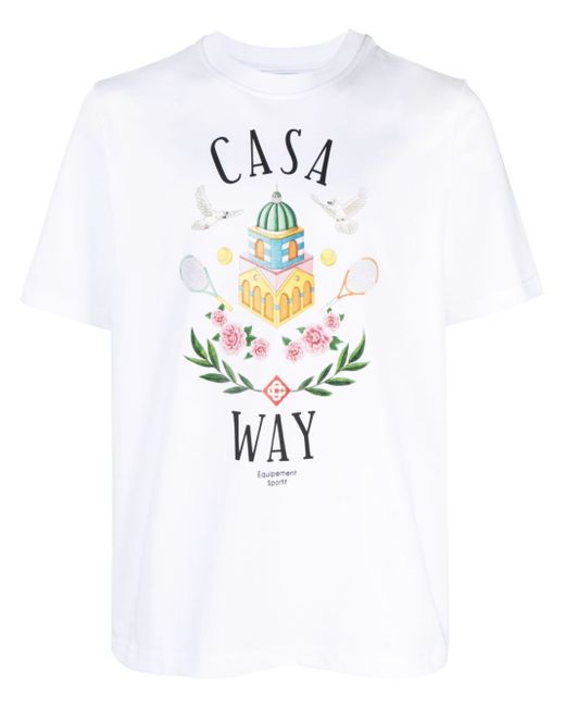 Casablanca Casa Way Printed T-shirt