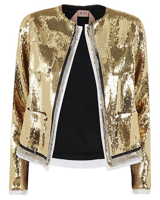 N.21 Jacket With Paillettes