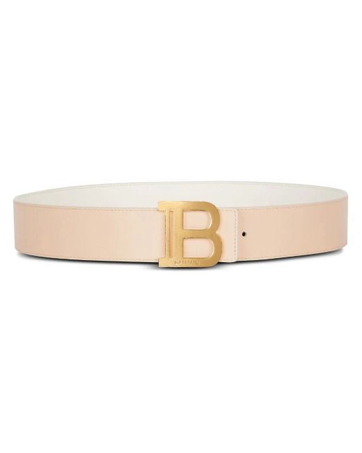 Balmain 4cm Reversible Calfskin Belt