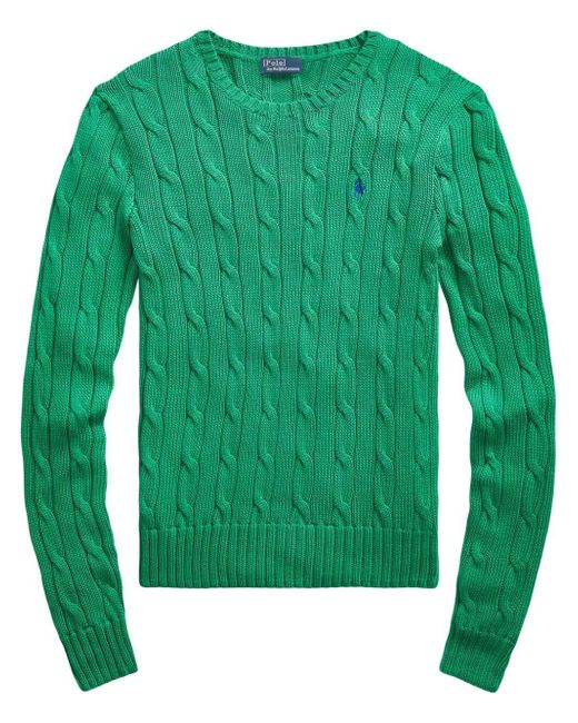 Polo Ralph Lauren Crew Neck Braided Sweater